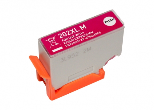 Epson 202XL Magenta Cartucho de Tinta Generico - Substitui C13T02H34010/C13T02F34010