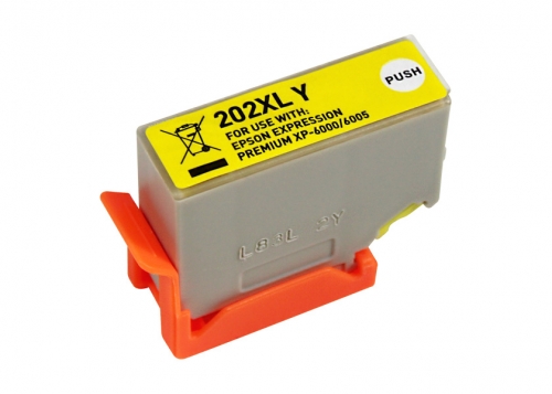 Epson 202XL Amarelo Cartucho de Tinta Generico - Substitui C13T02H44010/C13T02F44010