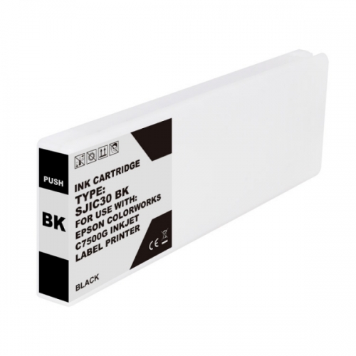 Epson SJIC30P Preto Cartucho de Tinta Pigmentada Generico - Substitui C33S020639/SJIC30P(K)