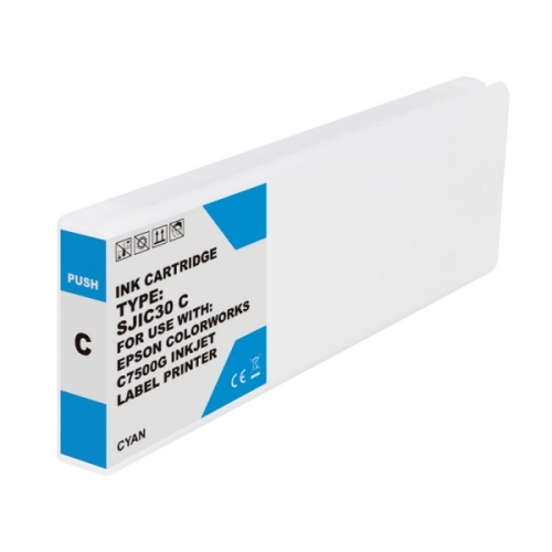 Epson SJIC30P Cyan Cartucho de Tinta Pigmentada Generico - Substitui C33S020640/SJIC30P(C)