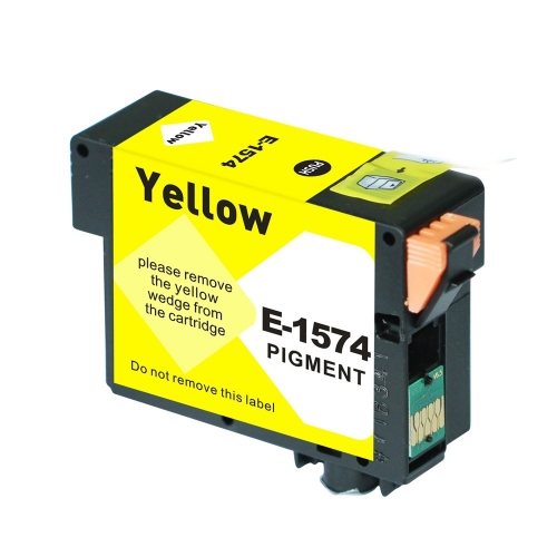 Epson T1574 Amarelo Cartucho de Tinta Pigmentada Generico - Substitui C13T15744010