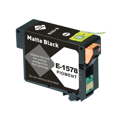 Epson T1578 Preto Mate Cartucho de Tinta Pigmentada Generico - Substitui C13T15784010