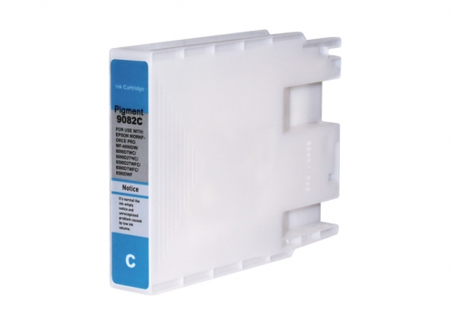 Epson T9082 Cyan Cartucho de Tinta Pigmentada Generico - Substitui C13T908240