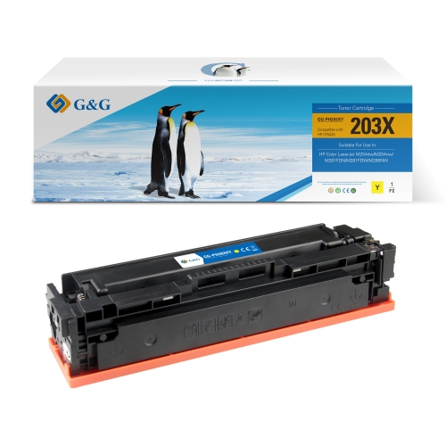 G&G Canon 054H/045H Amarelo Toner Generico - Substitui 3025C002/3021C002/1243C002/1239C002