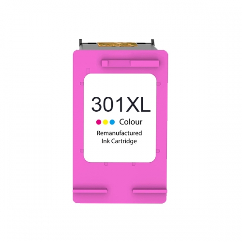 HP 301XL Color Cartucho de Tinta Remanufacturado - Muestra Nivel de Tinta - Substitui CH564EE/CH562EE