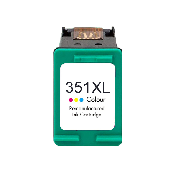HP 351XL Color Cartucho de Tinta Remanufacturado - Substitui CB338EE/CB337EE