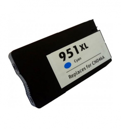 HP 951XL Cyan Cartucho de Tinta Generico - Substitui CN046AE/CN050AE