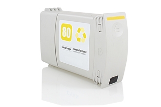 HP 80 Amarelo Cartucho de Tinta Generico - Substitui C4848A