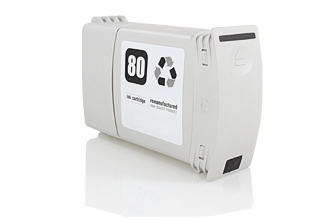 HP 80 Preto Cartucho de Tinta Pigmentada Generico - Substitui C4871A