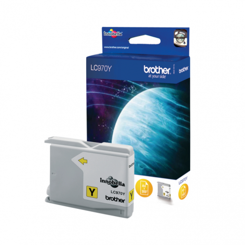 Brother LC970 Amarelo Cartucho de Tinta Original - LC970Y