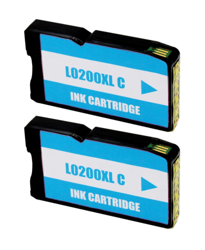 Lexmark 200XL Cyan Pack 2 Cartuchos de Tinta Genericos - Substitui 14L0198