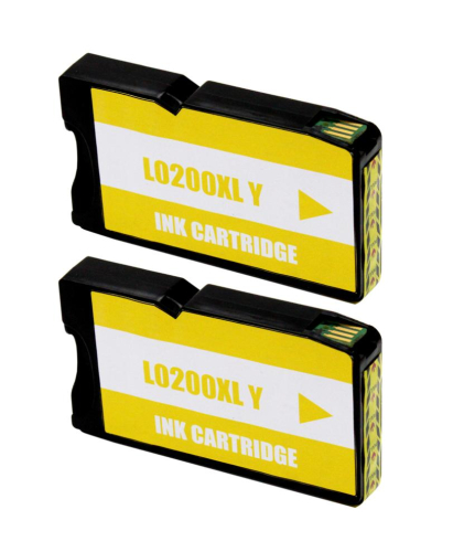 Lexmark 200XL Amarelo Pack 2 Cartuchos de Tinta Genericos - Substitui 14L0200