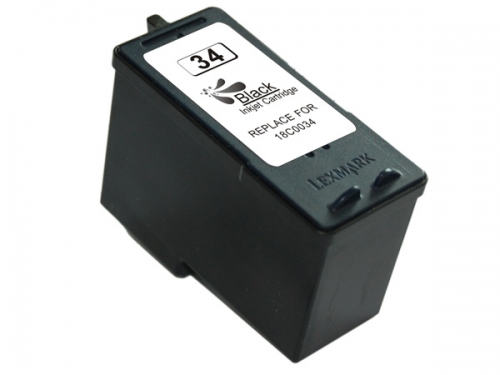 Lexmark 34 Preto Cartucho de Tinta Generico - Substitui 18C0034E