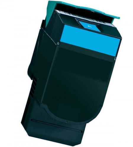 Lexmark CX410/CX510 Cyan Toner Generico - Substitui 80C2HC0/80C2HCE/802HC