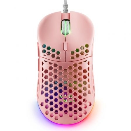 Mars Gaming MM55 USB Gaming Mouse 12800dpi - Carcaça de painel perfurado - 5 botões - Iluminação RGB Chroma - Utilização para destros - Cabo de 1,70 m