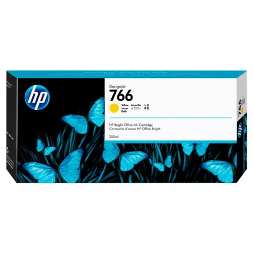 HP 766 Amarelo Cartucho de Tinta Original - P2V91A