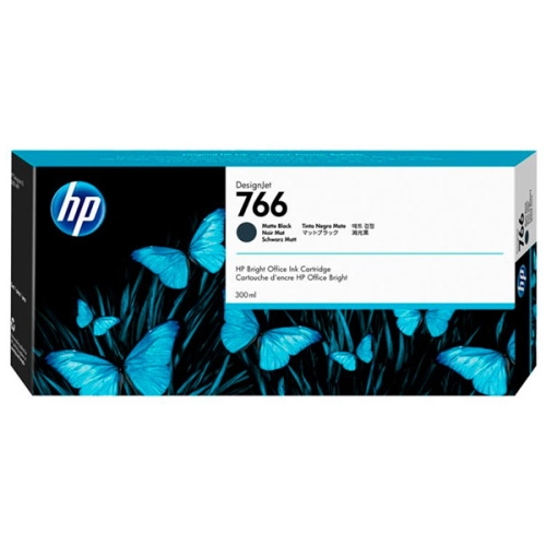 HP 766 Preto Mate Cartucho de Tinta Original - P2V92A