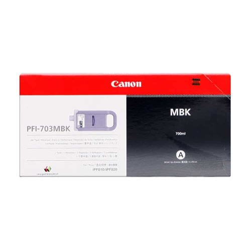 Canon PFI703 Preto Mate Cartucho de Tinta Original - 2962B001