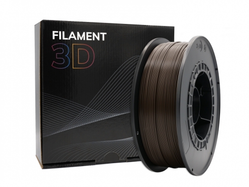 Filamento 3D PLA - Diametro 1.75mm - Bobine 1kg - Ebano