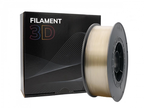 Filamento 3D PLA - Diametro 1.75mm - Bobine 1kg - Transparente