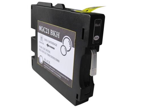 Ricoh GC21K Preto Cartucho de Tinta Pigmentada Generico - Substitui 405532/405536