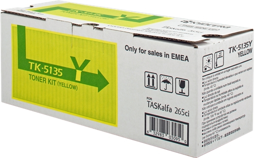 Kyocera TK5135 Amarelo Toner Original - 1T02PAANL0/TK5135Y