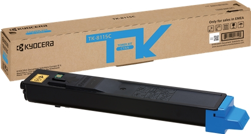 Kyocera TK8115 Cyan Toner Original - 1T02P3CNL0/TK8115C