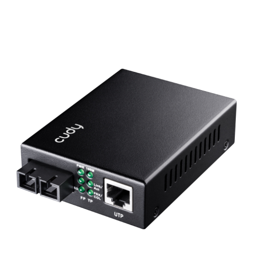 CONVERSOR RJ45 A SC CUDY MC100SA-20