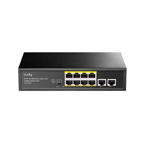 SWITCH CUDY FS1010PG UNMANAGED PoE 120W