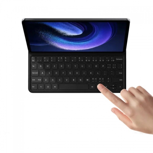 Capa Smart Case com Teclado para Xiaomi Pad 6 Preto