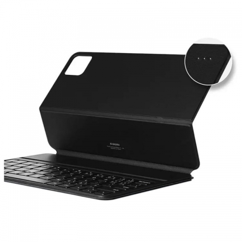 Capa Smart Case com Teclado para Xiaomi Pad 6 Preto