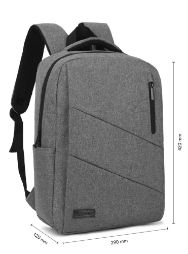 MOCHILA SUBBLIM CITY BACKPACK 15,6"GREY