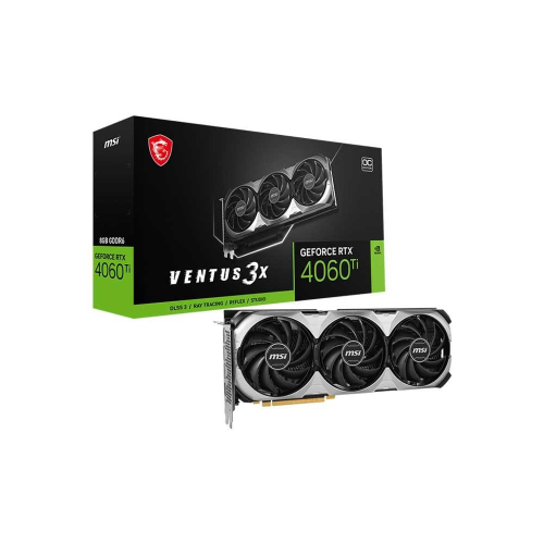 PLACA GRÁFICA MSI RTX 4060TI VENTUS 3X 8G OC