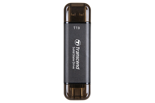 SSD Externo USB Type C &Type A TRANSCEND 512GB Portable ESD310C