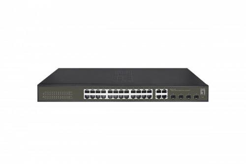 LEVELONE COMBO SMART LITE SWITCH 28-PORTAS ( 4SFP ) GIGABIT