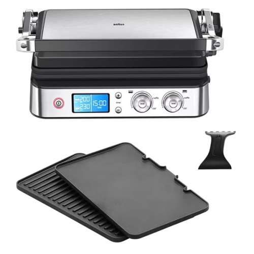 BRAUN GRELHADOR 2000W DIGITAL PLACAS AMOVIVEIS ANTI ADERENTE