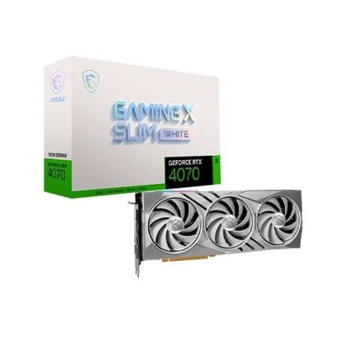 PLACA GRÁFICA MSI RTX 4070 GAMING X SLIM 12GB GDDR6X