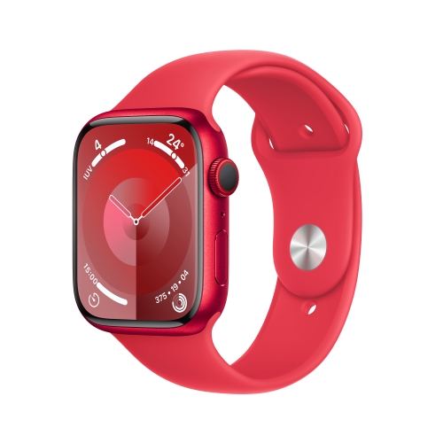 Apple Watch Series 9 GPS +Cellular 45mm (PRODUCT)RED Aluminium Case with (PRODUCT)RED Sport Band-M/L