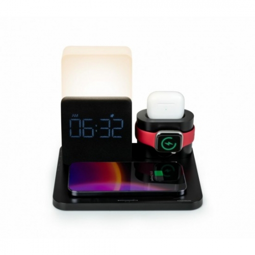 THOMSON ALARM CLOCK WITH WIRELESS CHARGING STATION AND NIGHT LIGHT