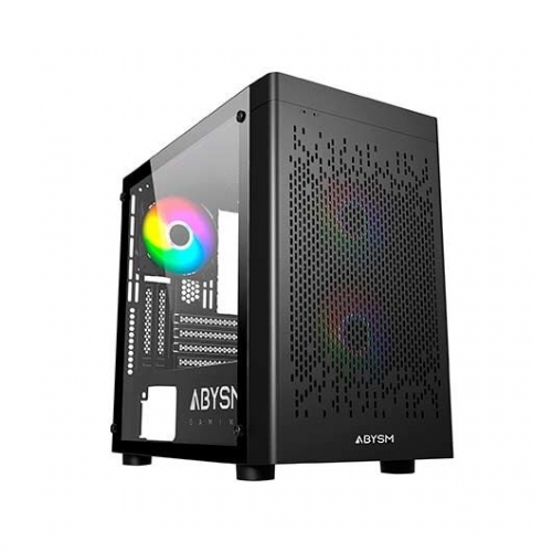 ABYSM CAIXA M-ATX GAMING DANUBE SERIES INVA MX 202 BLACK