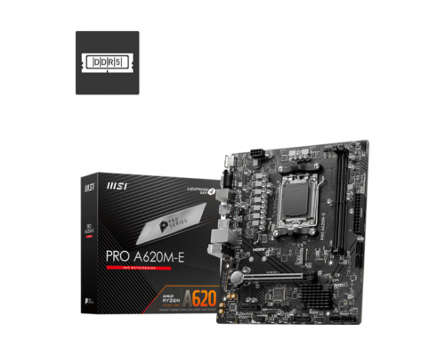 MOTHERBOARD M-ATX MSI PRO A620M-E AM5 2XDDR5