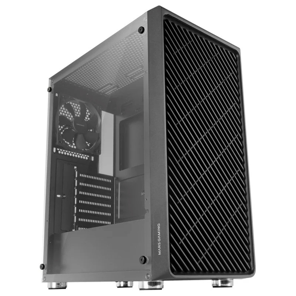 MARS GAMING Caixa ATX MC-3000 4XPRO FAN GLASS MESH Preto
