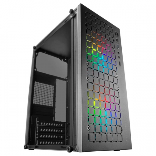 MARS GAMING CAIXA MATX MC-CORE FULL METAL 2X FRGB FAN BLACK