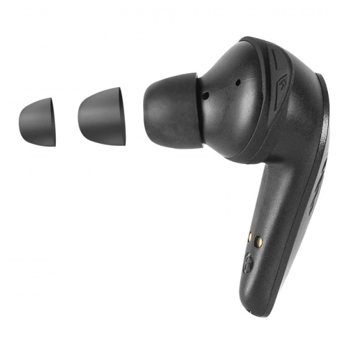 Headphones MARS GAMING MHIULTRA TRUE WIRELESS EARPHONES,BT 5.3,QI CHARGE,RGB,24H,BLACK