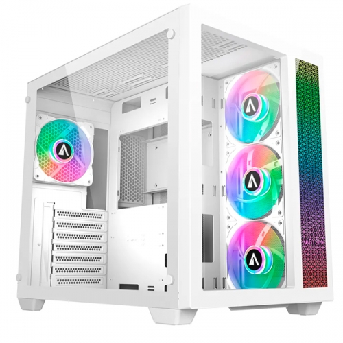 CAIXA ATX ABYSM GAMING DANUBE SERIES SAVA 285 WHITE ARGB