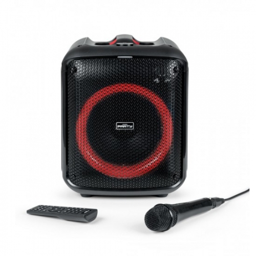BIGBEN PARTY LUMINOUS LOUDSPEAKER BT 200W USB SD AUX MIC REMOTE CONTROL BLACK