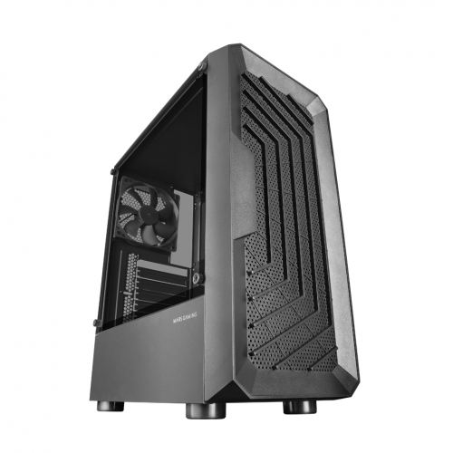 CAIXA MARS GAMING MC-2000,ATX CASE,SIDE WINDOW,FRONTAL MESH,120MM FAN,BLACK