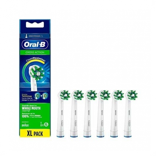 RECARGA ESCOVA DEN. ORAL-B EB50-6 CROSS ACTION