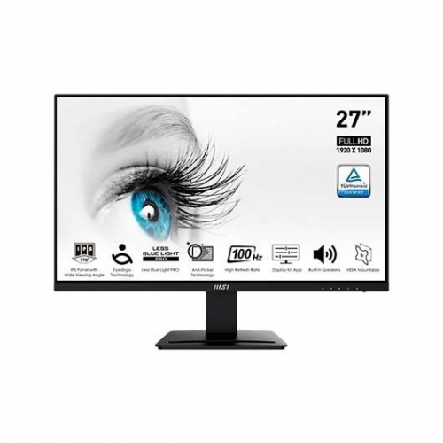 MONITOR MSI PRO PRO MP273A 27"FHD 100Hz 1ms(MRPT) Freesync 300nits,HAS,EyesErgo,LessBlueLight