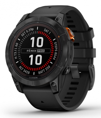 SMARTWATCH GARMIN GPS FENIX 7 PRO SOLAR GREY-BLACK
